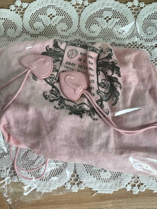 Juicy Couture Brown Pebbled Leather Shoulder Bag with Heart Charm